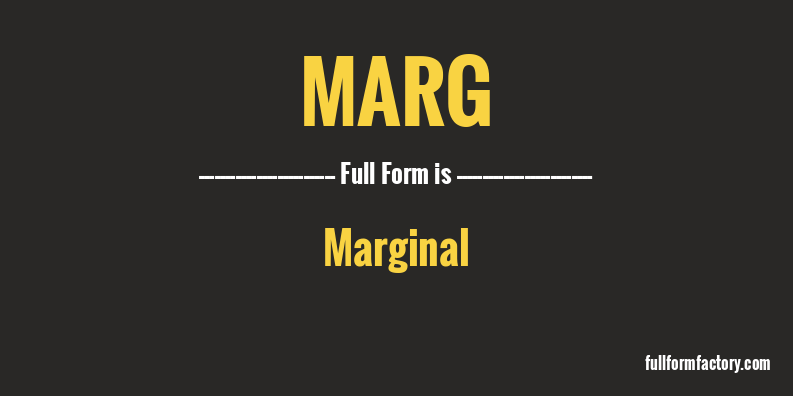 marg-full-form