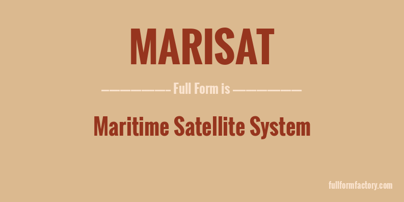 marisat-full-form