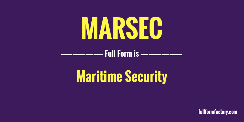 marsec-full-form