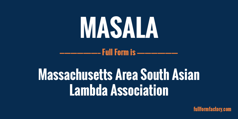 masala-full-form