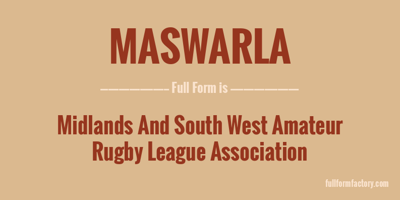 maswarla-full-form