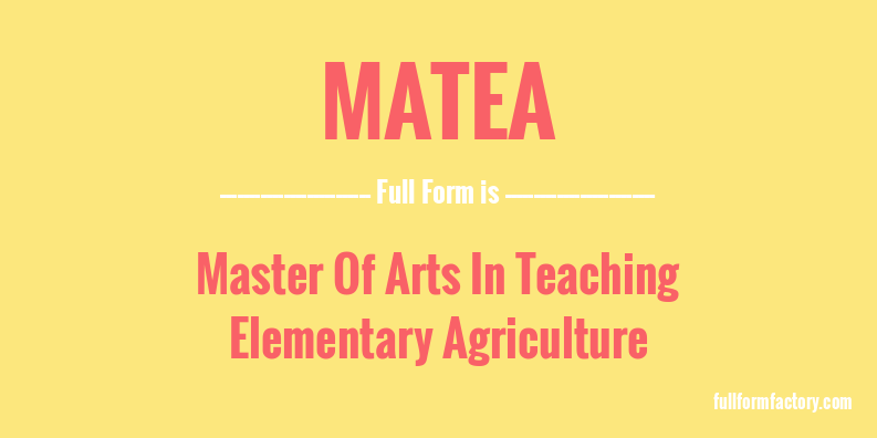 matea-full-form