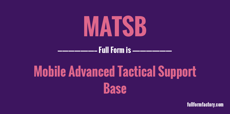 matsb-full-form