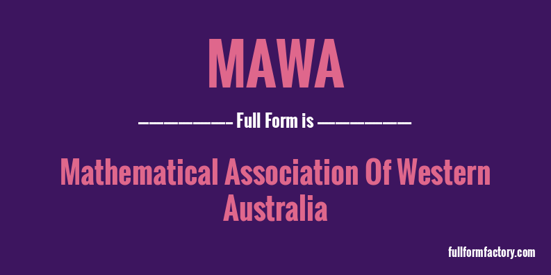 mawa-full-form