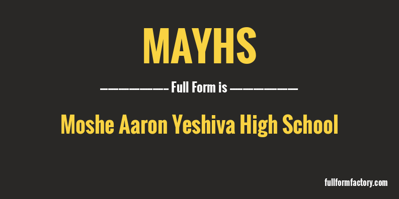 mayhs-full-form