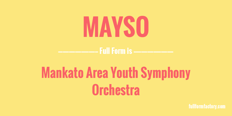 mayso-full-form