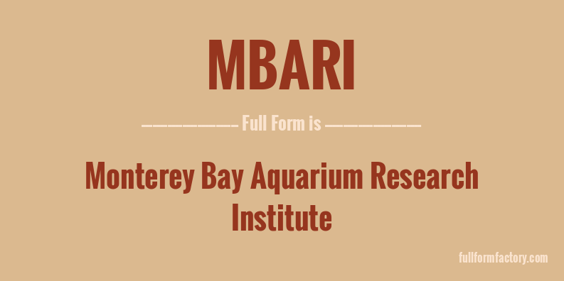mbari-full-form