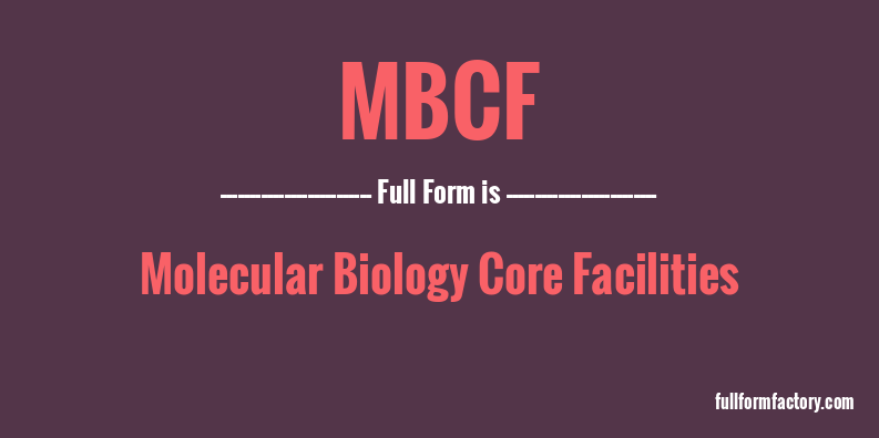 mbcf-full-form