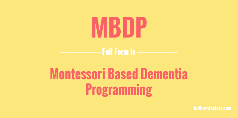 mbdp-full-form