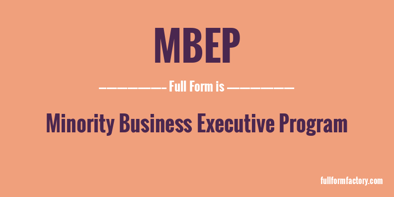 mbep-full-form
