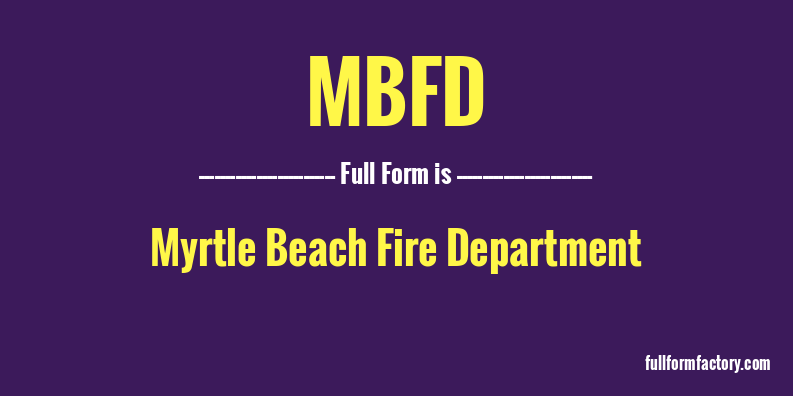 mbfd-full-form