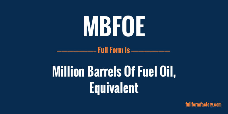 mbfoe-full-form