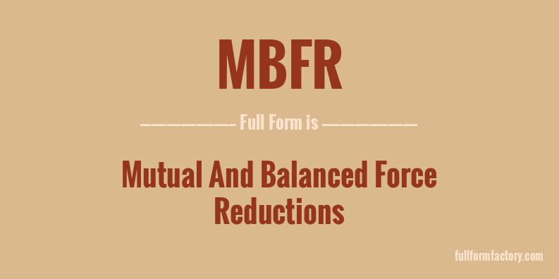mbfr-full-form