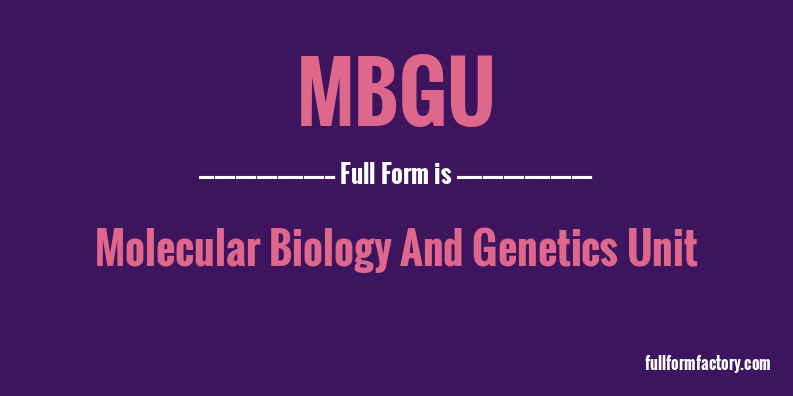 mbgu-full-form