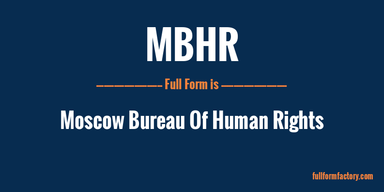 mbhr-full-form