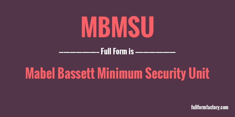 mbmsu-full-form