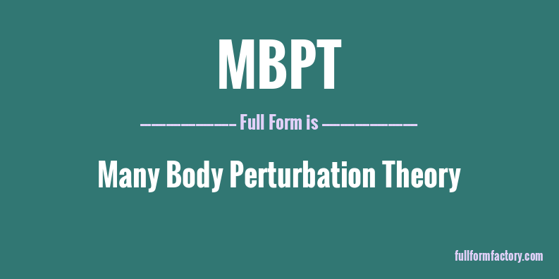 mbpt-full-form