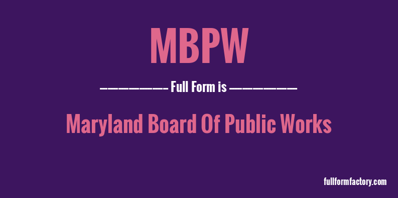 mbpw-full-form