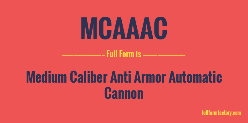 mcaaac-full-form