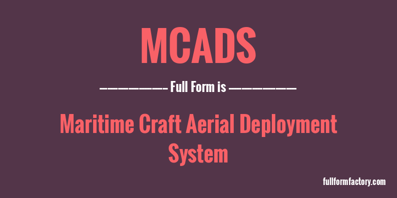 mcads-full-form