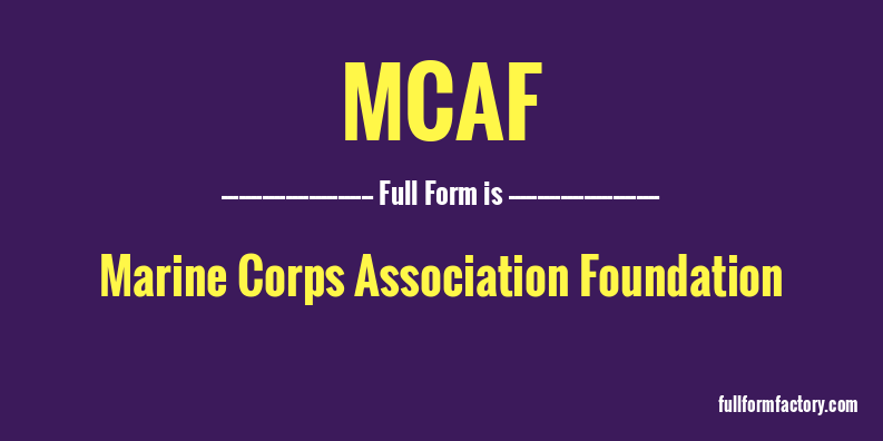 mcaf-full-form