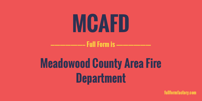 mcafd-full-form