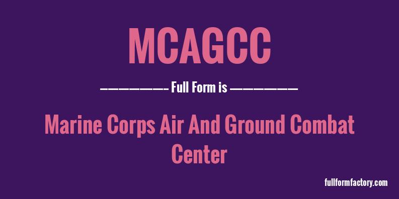 mcagcc-full-form