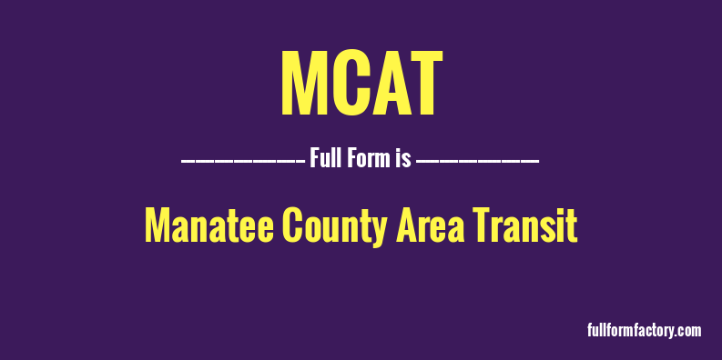 mcat-full-form