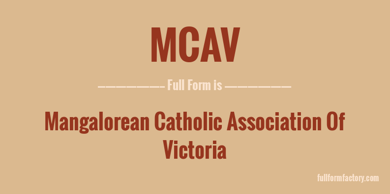 mcav-full-form