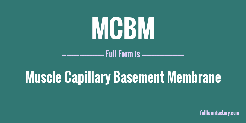 mcbm-full-form
