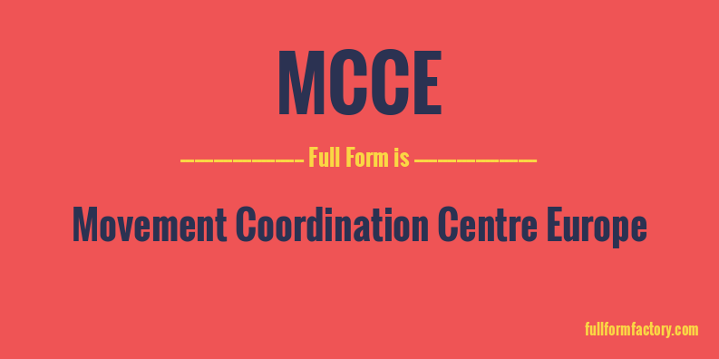 mcce-full-form