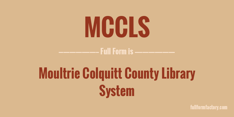 mccls-full-form