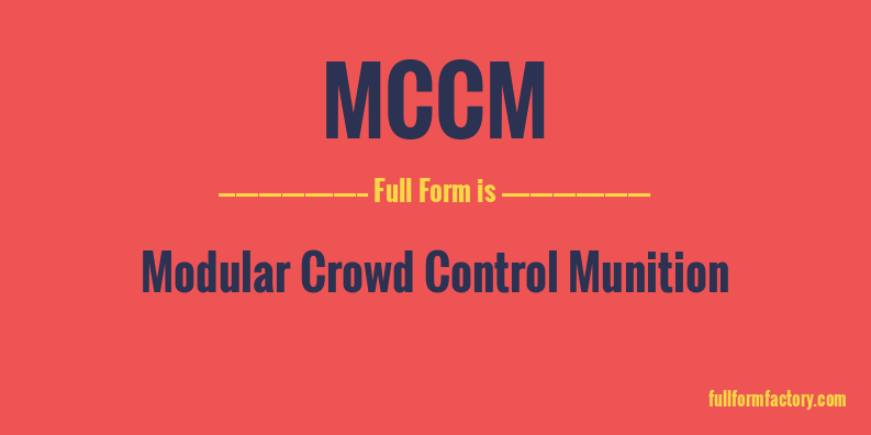 mccm-full-form