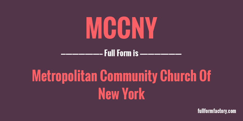 mccny-full-form