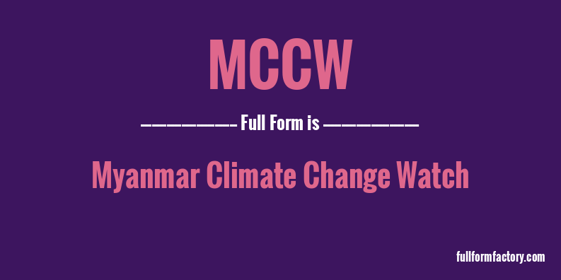 mccw-full-form