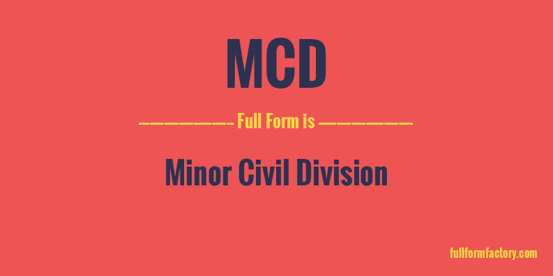 mcd-full-form
