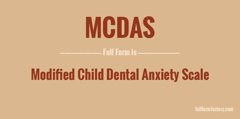 mcdas-full-form