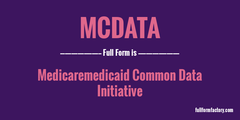 mcdata-full-form