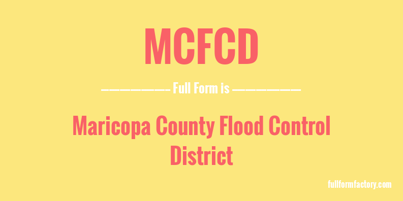 mcfcd-full-form