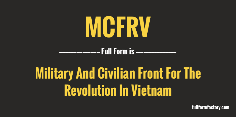 mcfrv-full-form