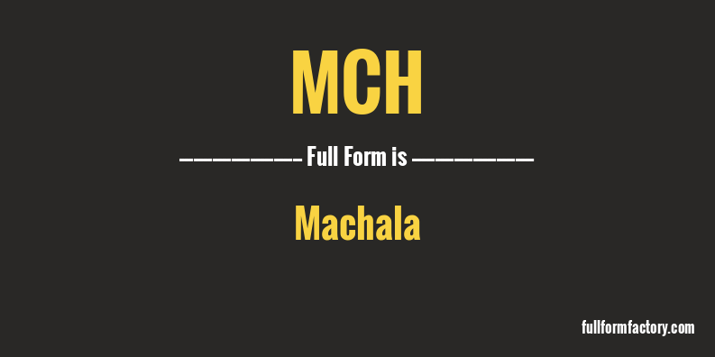 mch-full-form