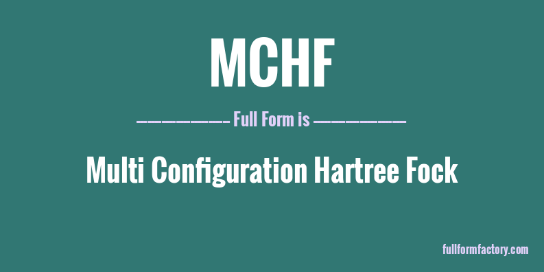 mchf-full-form