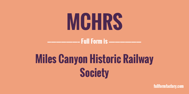 mchrs-full-form