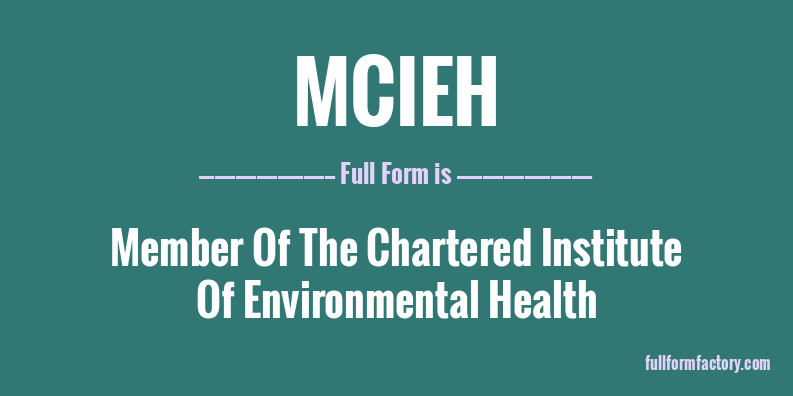 mcieh-full-form