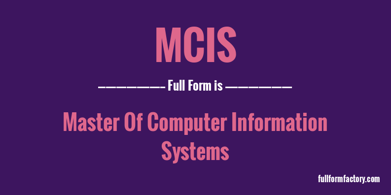 mcis-full-form