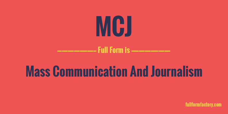 mcj-full-form