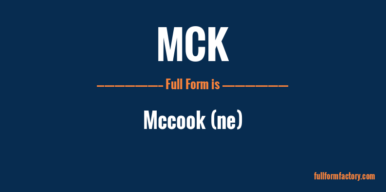 mck-full-form