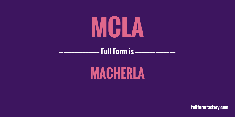 mcla-full-form