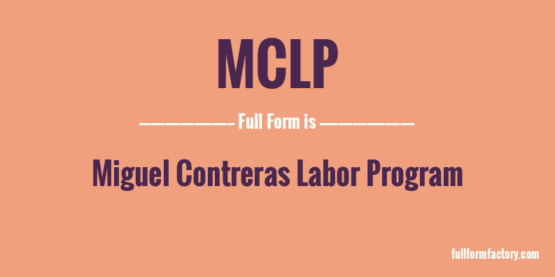mclp-full-form