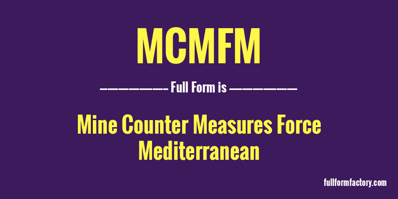 mcmfm-full-form